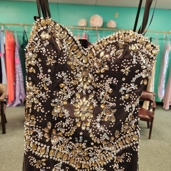 Mori Lee 95088 Size 2 Black Prom/Formal Dress - Picture 2 of 7